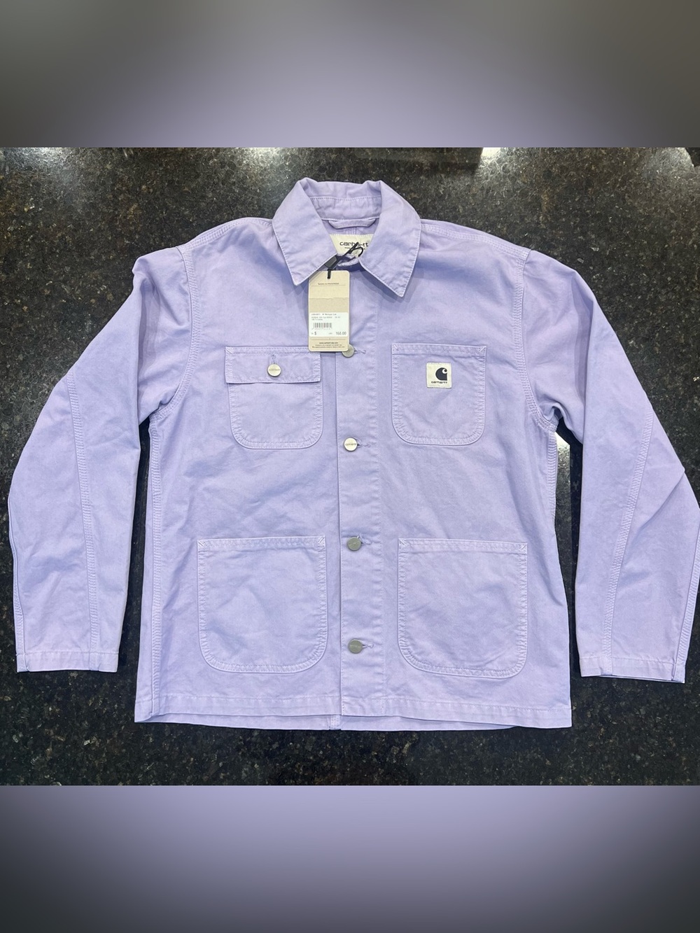 Carhartt WIP Lilac Lightweight Chore Jacket Women New